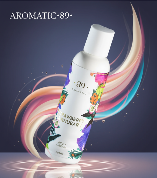 Banner AROMATIC•89• Creme Corporal Coleção Colorida