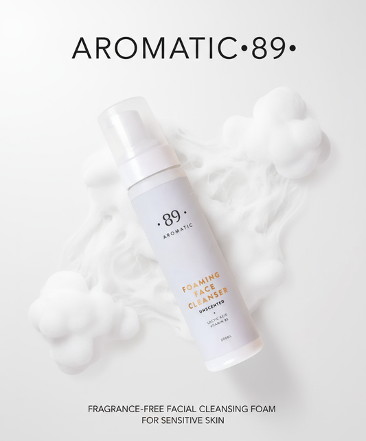 Banner AROMATIC•89• Espuma de Limpeza Facial Sem Perfume