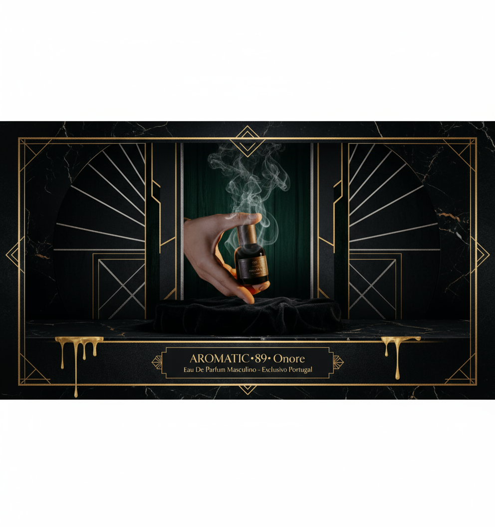 Banner AROMATIC•89• Onore Eau De Parfum Masculino - Exclusivo Portugal