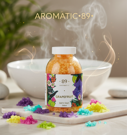 Banner AROMATIC•89• Sais de Banho Coleção Colorida