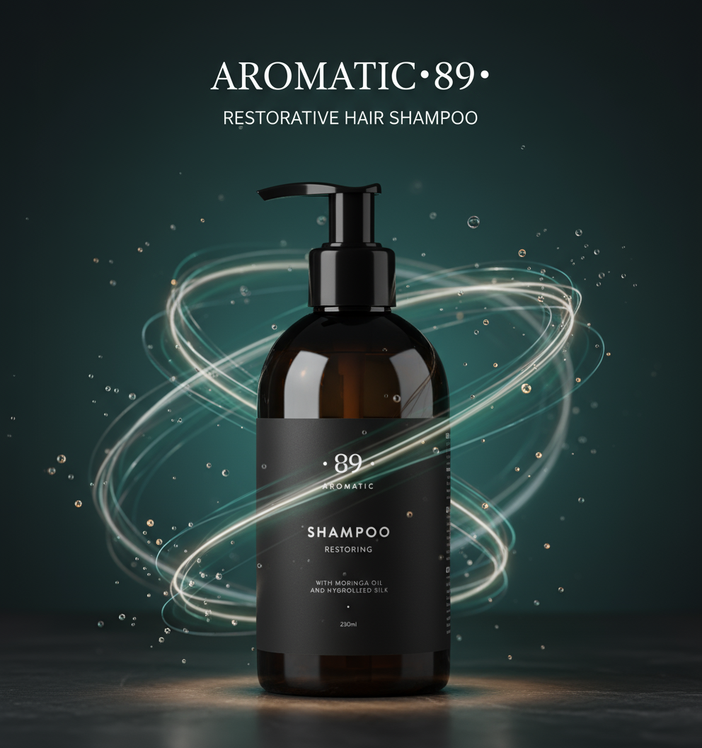 Banner AROMATIC•89• Shampoo Restaurador de Cabelo