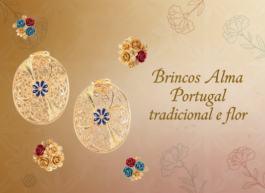 Banner Brincos Alma Portugal tradicional e flor