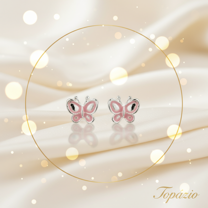 Banner Brincos Borboleta Infantil Topázio