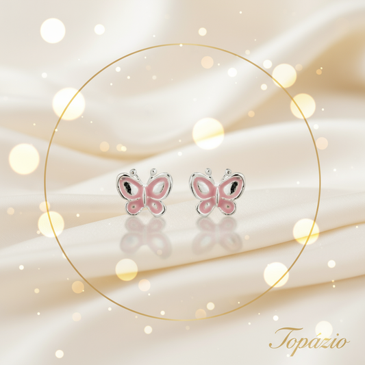 Banner Brincos Borboleta Infantil Topázio