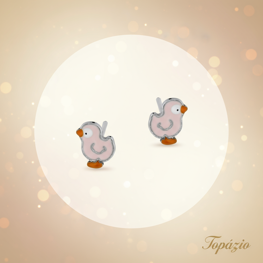 Banner Brincos Pintainho Infantil Topázio