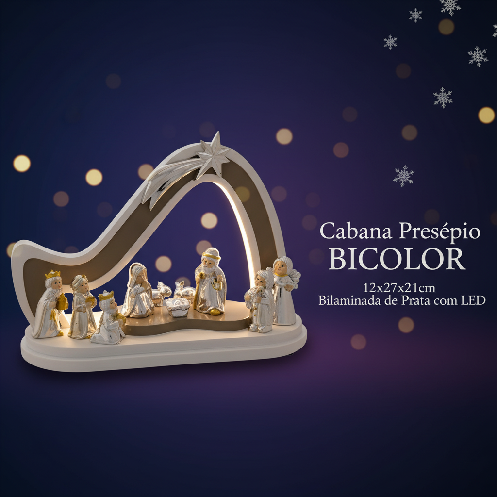 Banner Cabana Presépio Bicolor - Nova Versão