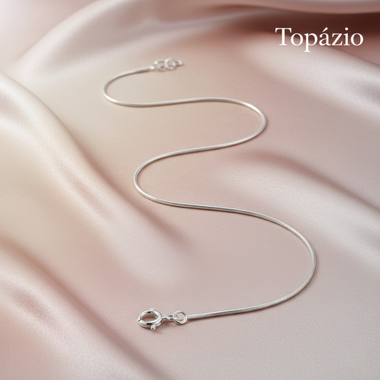 Banner Carmo Joalheiros - Corrente Prata Rabo de Rato