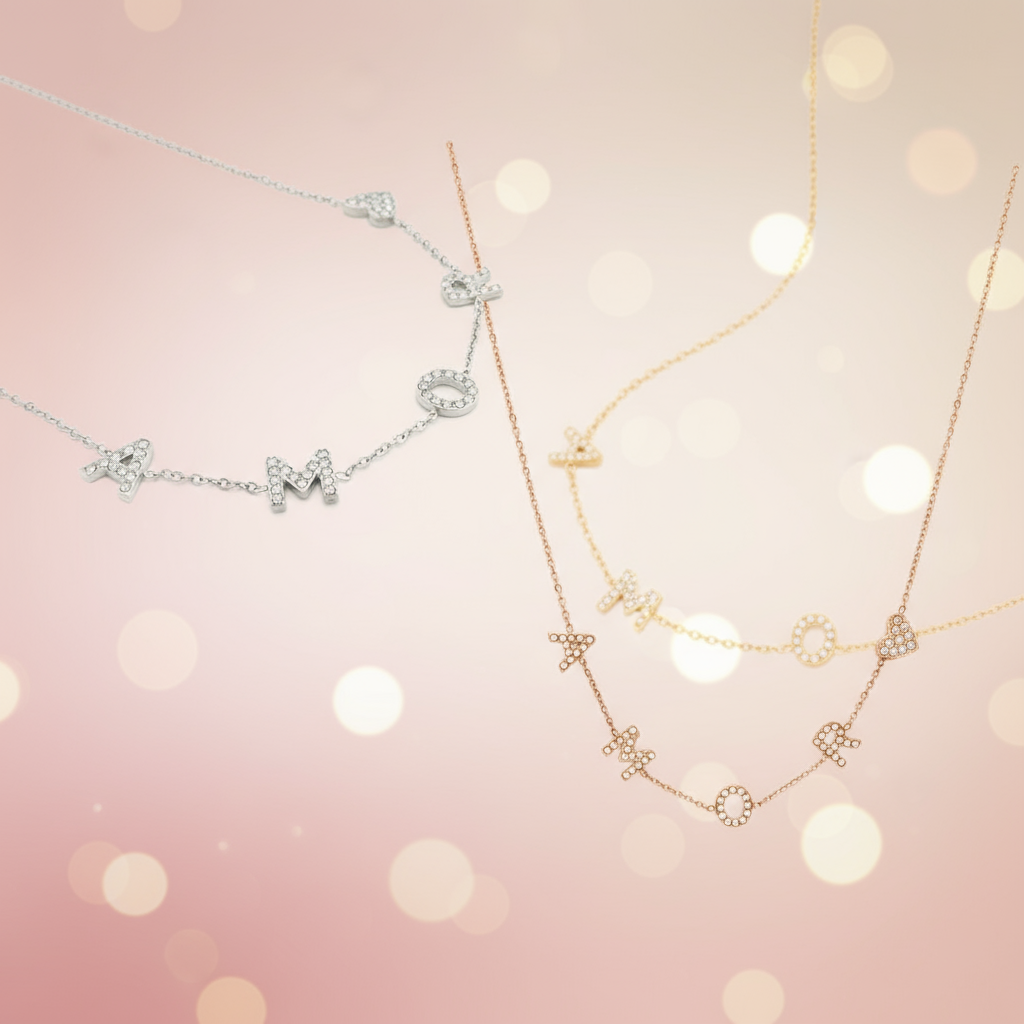 Banner Colar aço amor e coração