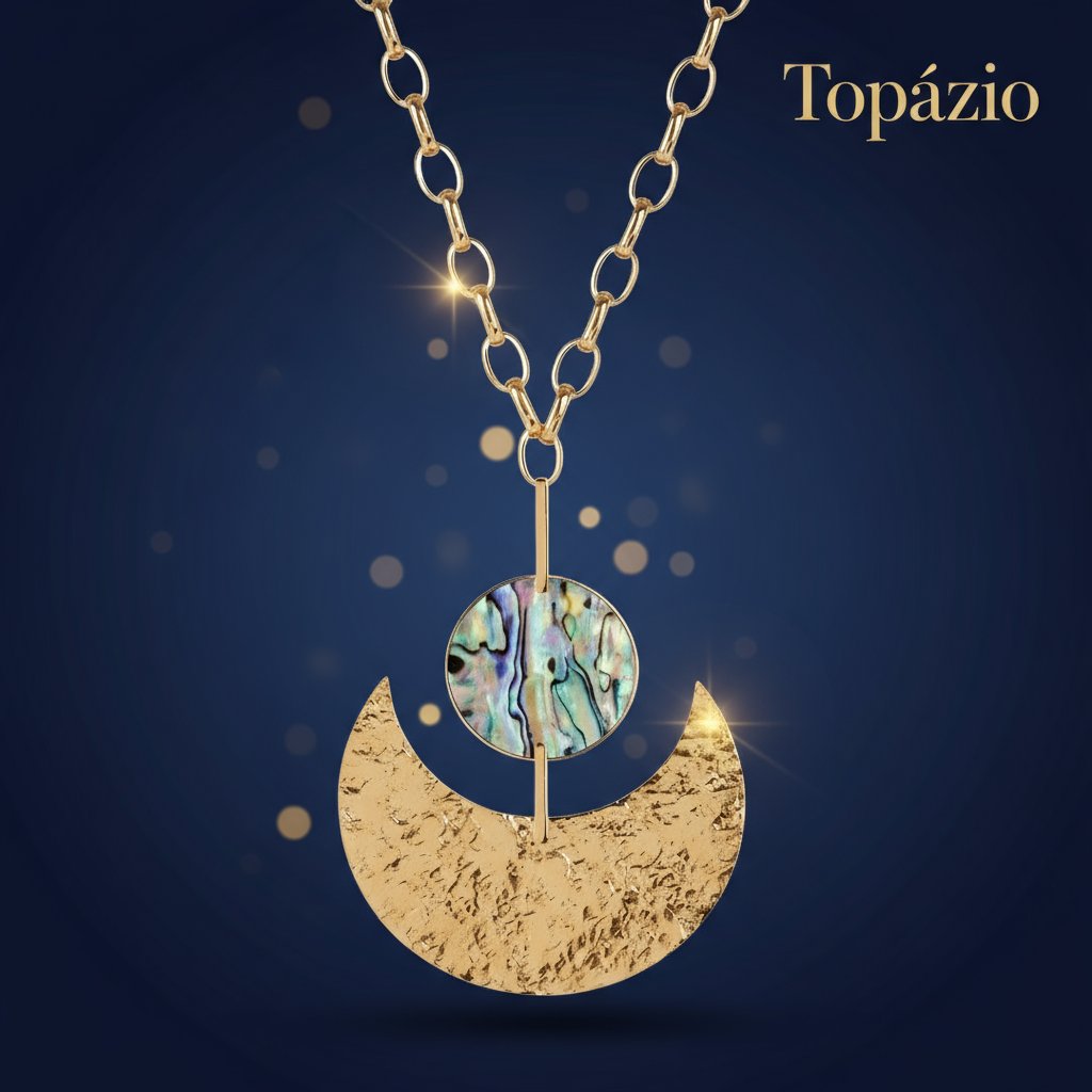 Banner Colar Amun-Ra Topázio