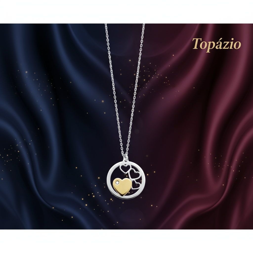 Banner Colar Corações Embrace - Topázio