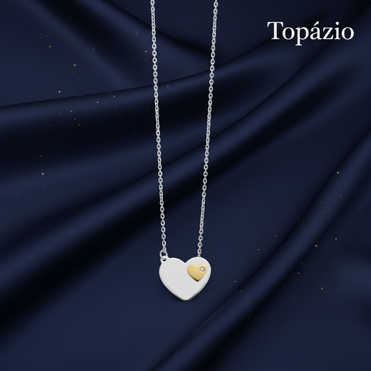 Banner Colar Coração Embrace - Topázio