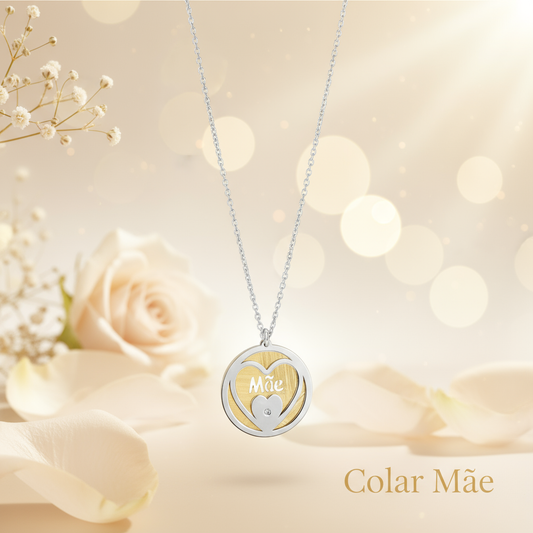 Banner Colar Mãe - Dourado