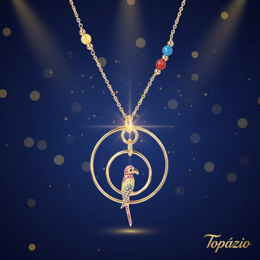 Banner Colar Papagaio Topázio