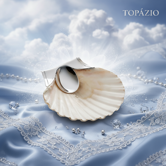 Banner Concha Batismo Prata 925 Clássica