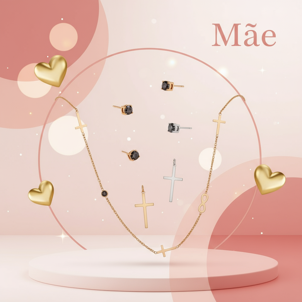 Banner Conjunto Mãe - Aço