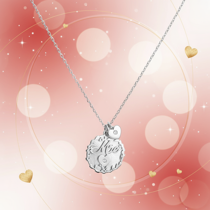 Banner Topázio 1874 colar mãe prata - tons claros