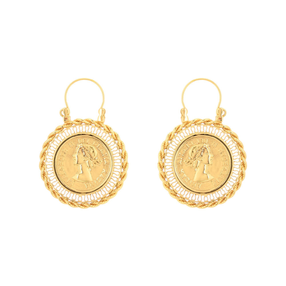 Brincos Encantos Libra | Liga Metais Reciclados Banho Ouro | Alma de Portugal