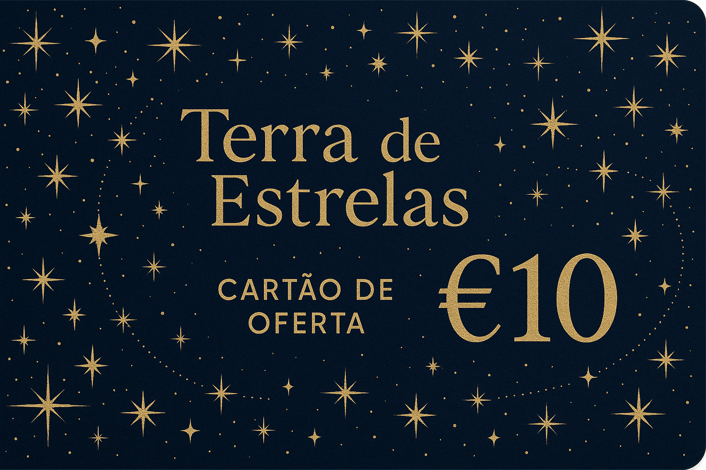Cartão de Oferta Terra de Estrelas