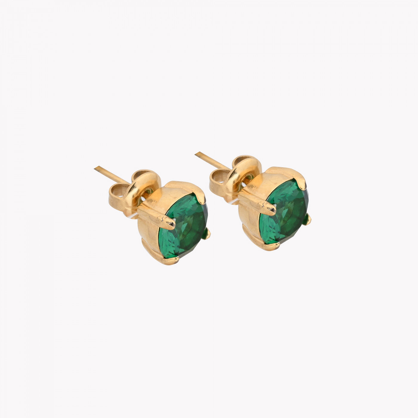 Zirconia steel earrings 
