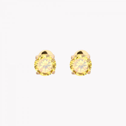 Zirconia steel earrings 