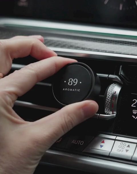 Recambio premium para pinza de ventilación de coche, fragancia duradera, económico | AROMATIC•89• | Exclusivo en Portugal