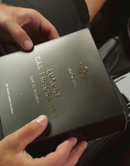 Car Air Freshener Clip Set AROMATIC•89• | 1 Clip + 12 Premium Fragrance Aromas