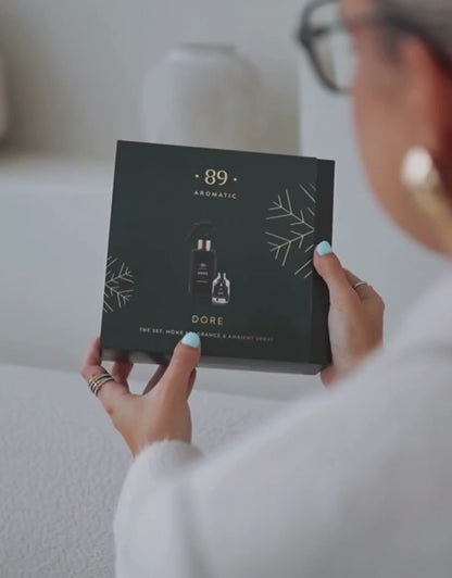 Conjunto Aromatizador de Ambiente e Spray para Casa Premium COLEÇÃO INVERNO | AROMATIC•89• | Exclusivo Portugal