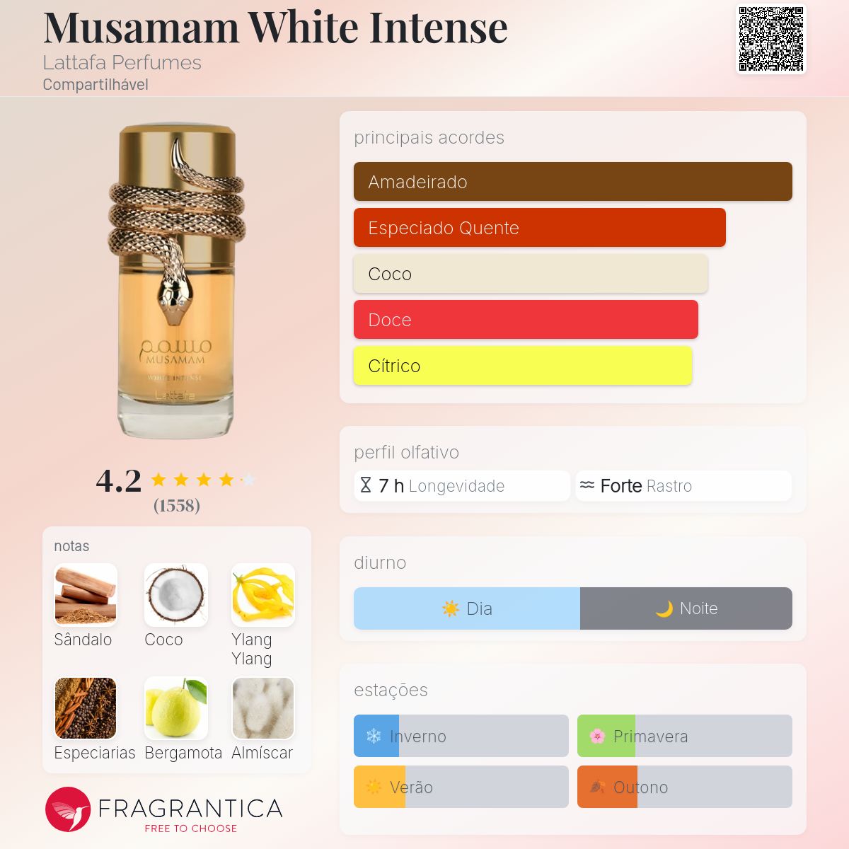 Lattafa Musamam White Intense EDP 100ml