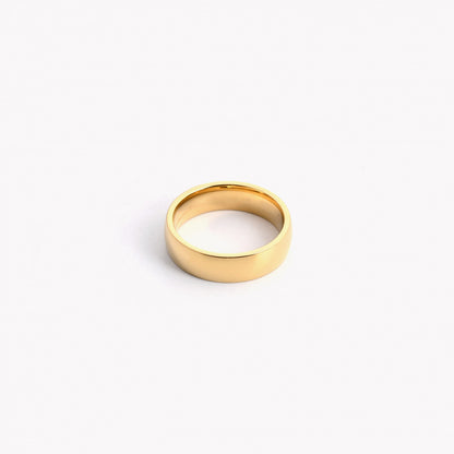 6mm thick steel ring - Commitment/Wedding