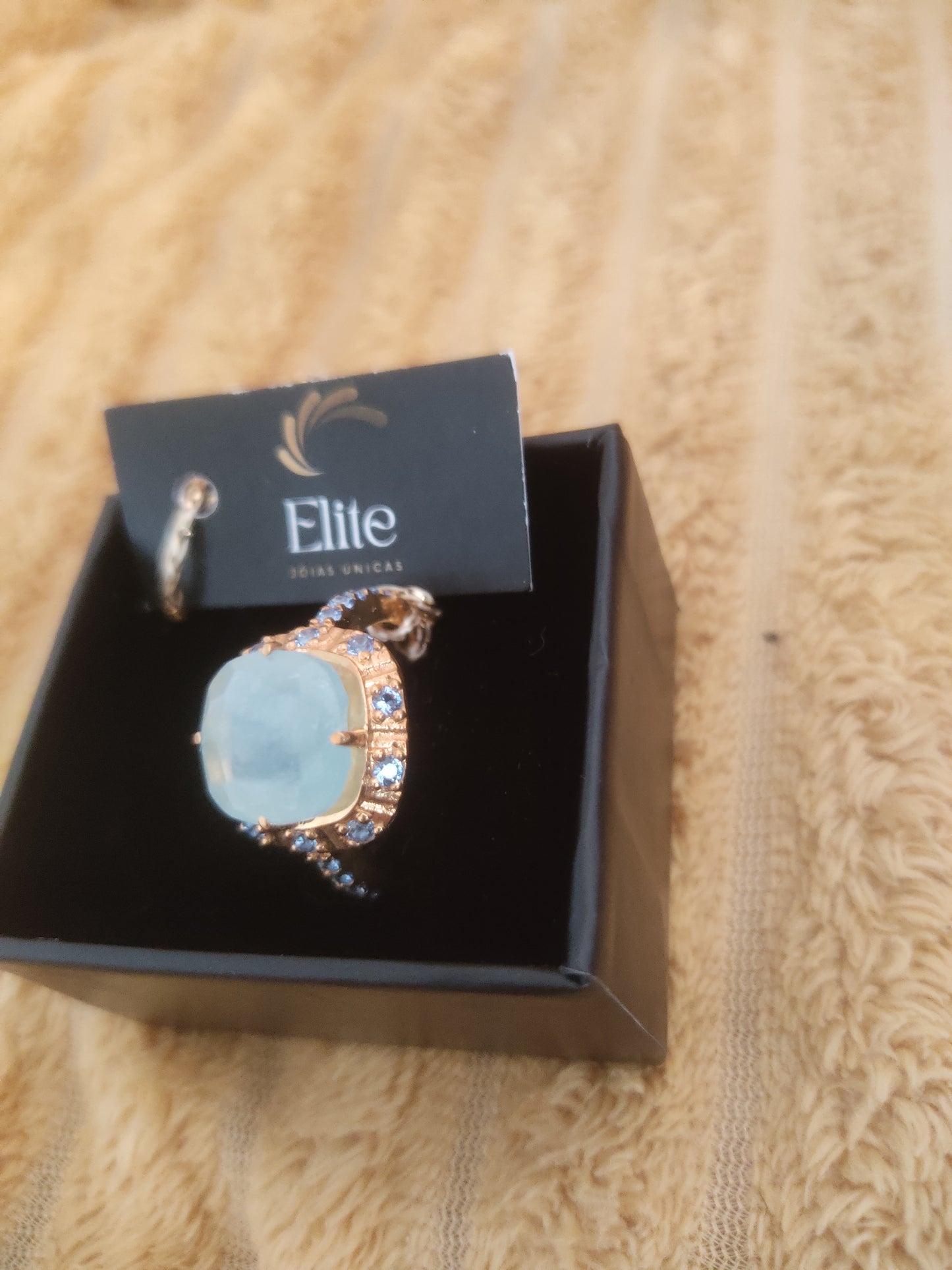 Elite Aquamarina Ring - Elegance collection