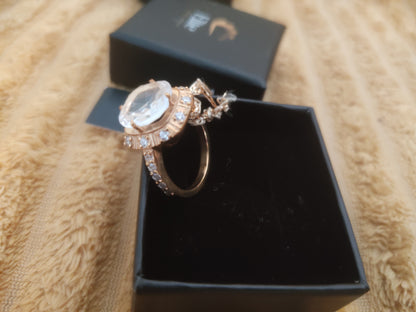 Elite Quartz Crystal Ring - Elegance collection