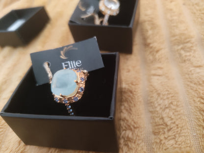 Elite Aquamarina Ring - Elegance collection