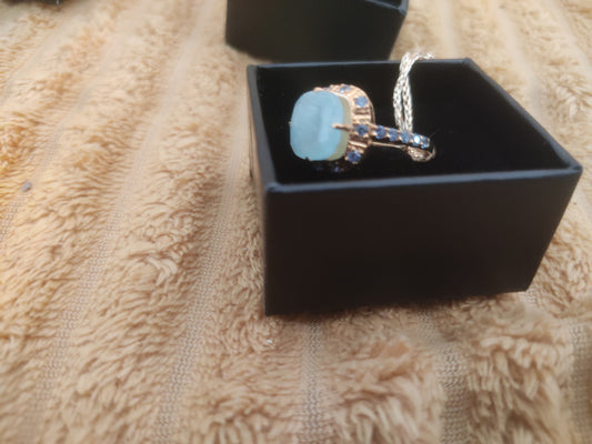 Elite Aquamarina Ring - Elegance collection