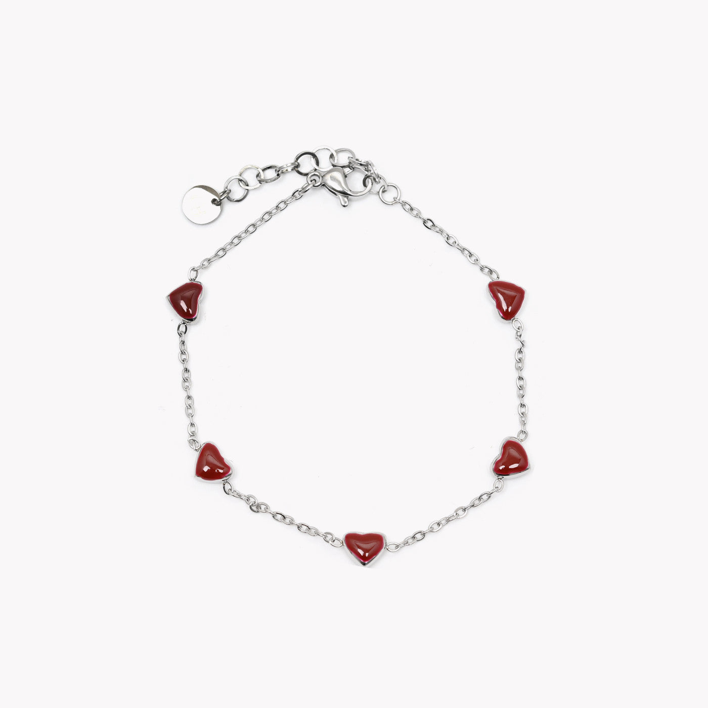 Steel hearts bracelet 