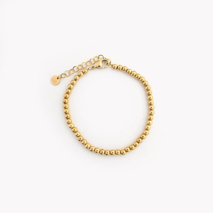 Polka dot mesh steel bracelet 