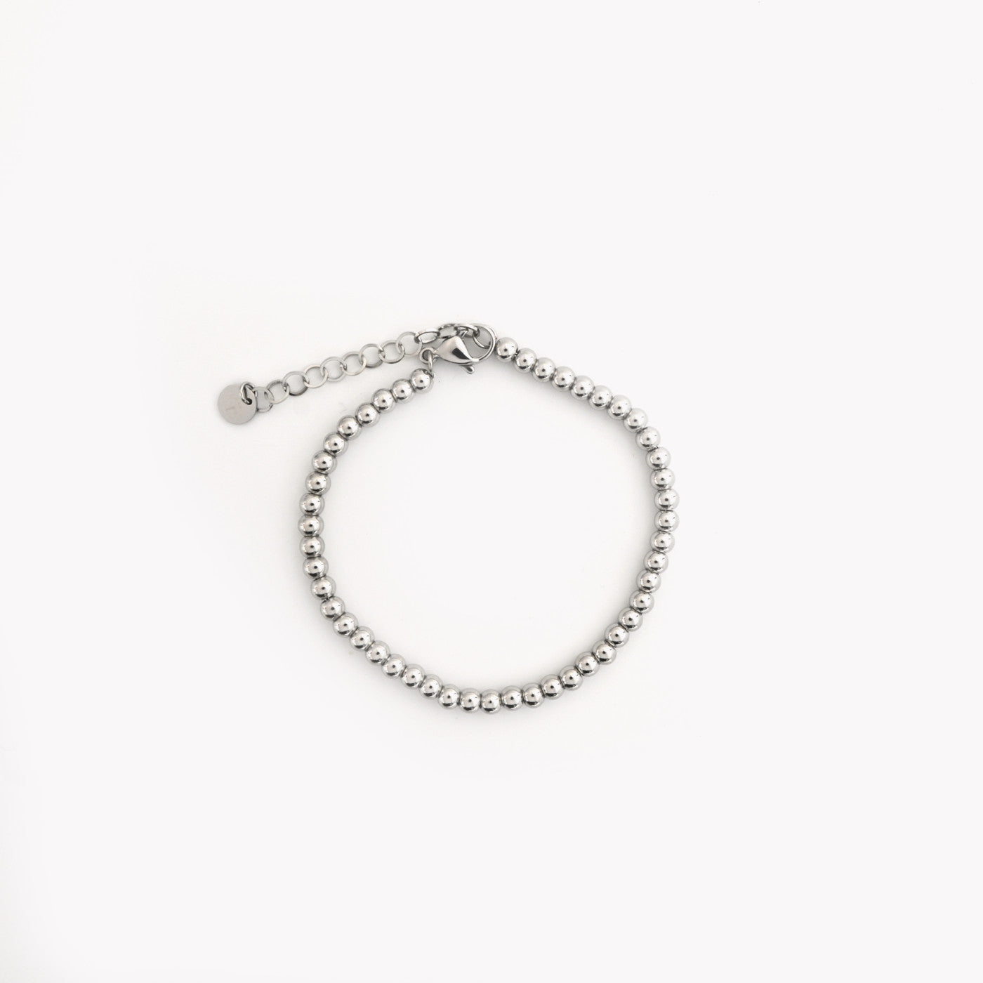 Polka dot mesh steel bracelet 