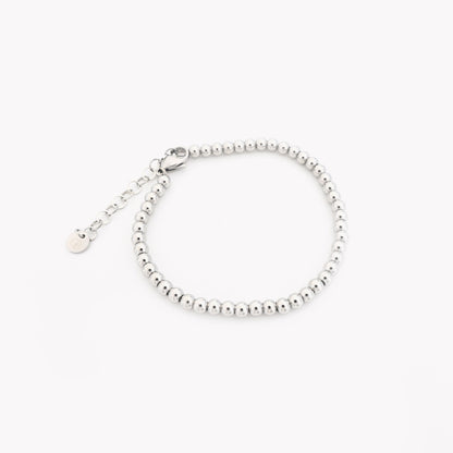 Polka dot mesh steel bracelet 