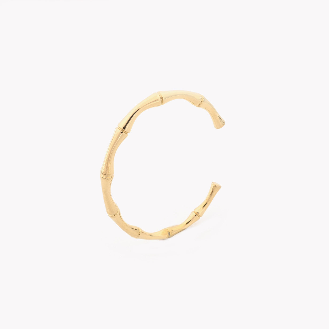 Rigid bamboo steel bracelet 