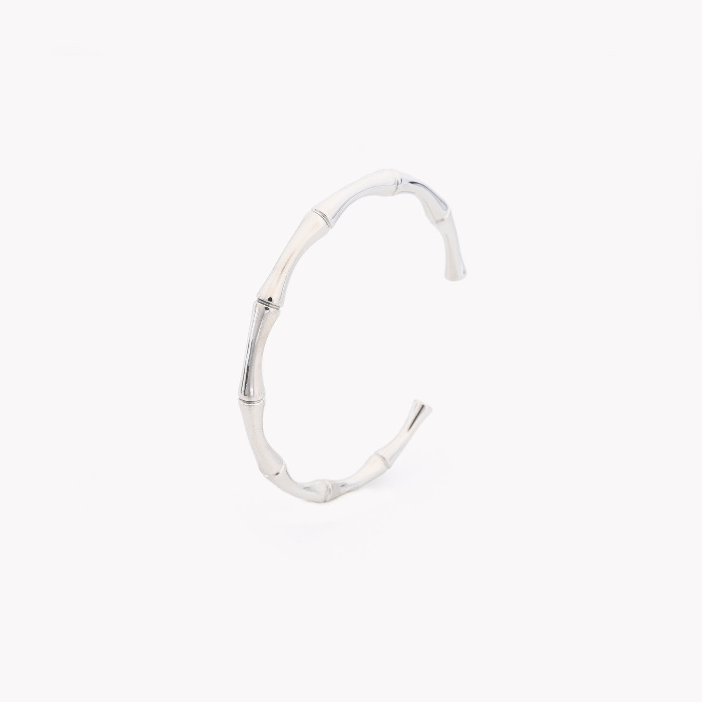 Rigid bamboo steel bracelet 