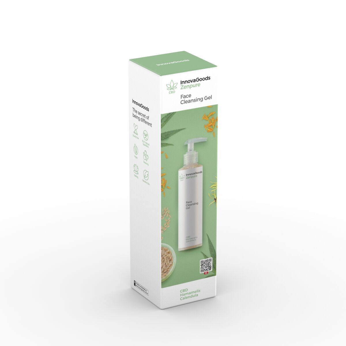 Innovagoods Gel Limpiador Facial Cbd Zenpure Innovagoods 200 Ml