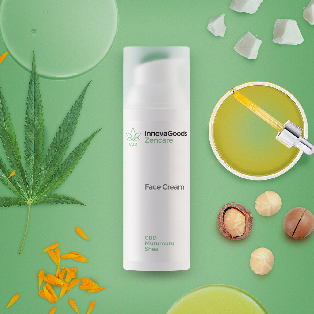 Innovagoods Crema Facial Hidratante Cbd Zencare Innovagoods 50 Ml