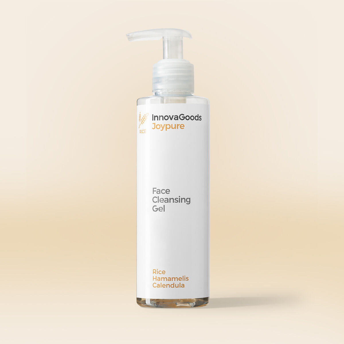Innovagoods Gel Limpiador Facial Rice Joypure Innovagoods 200 Ml