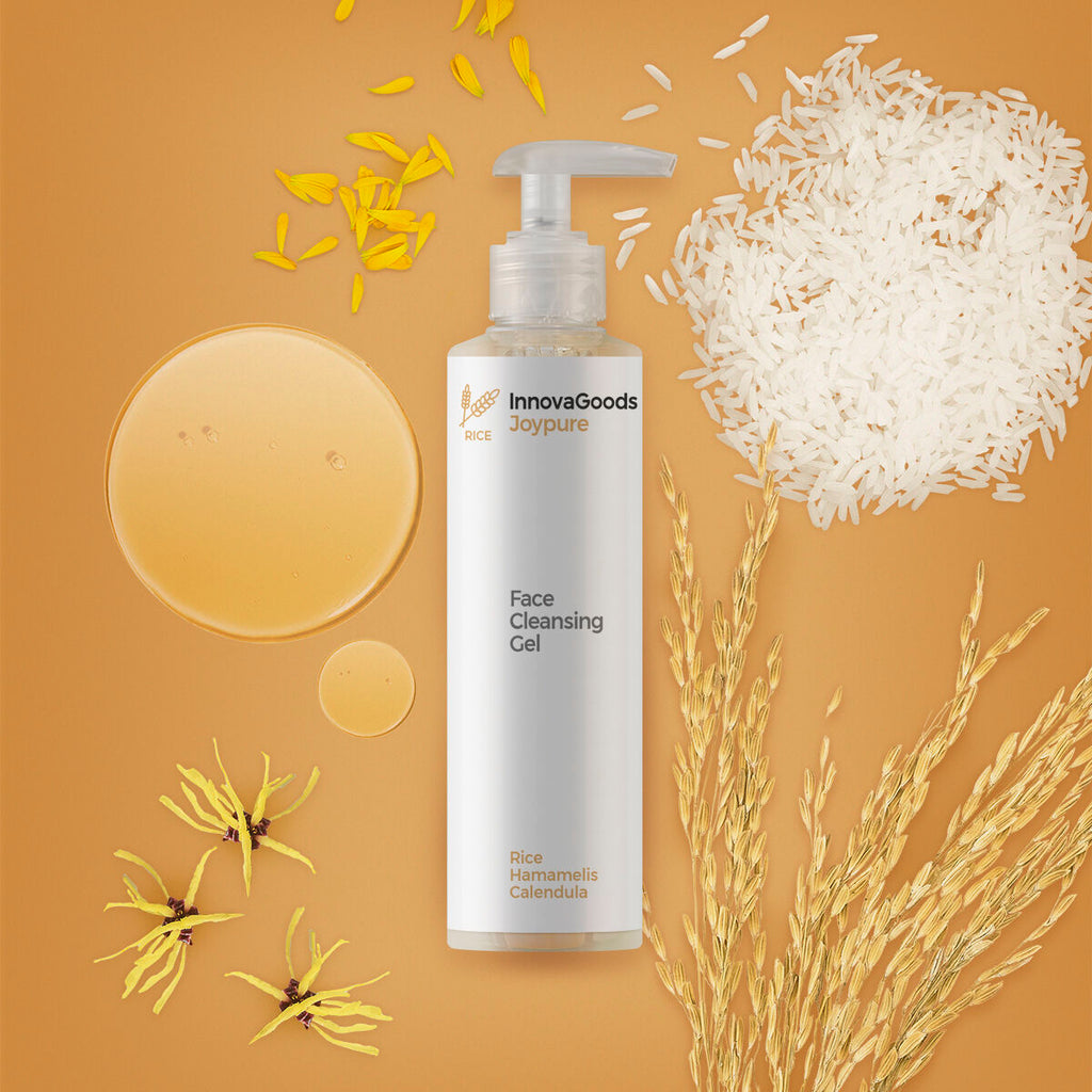 Innovagoods Gel Limpiador Facial Rice Joypure Innovagoods 200 Ml
