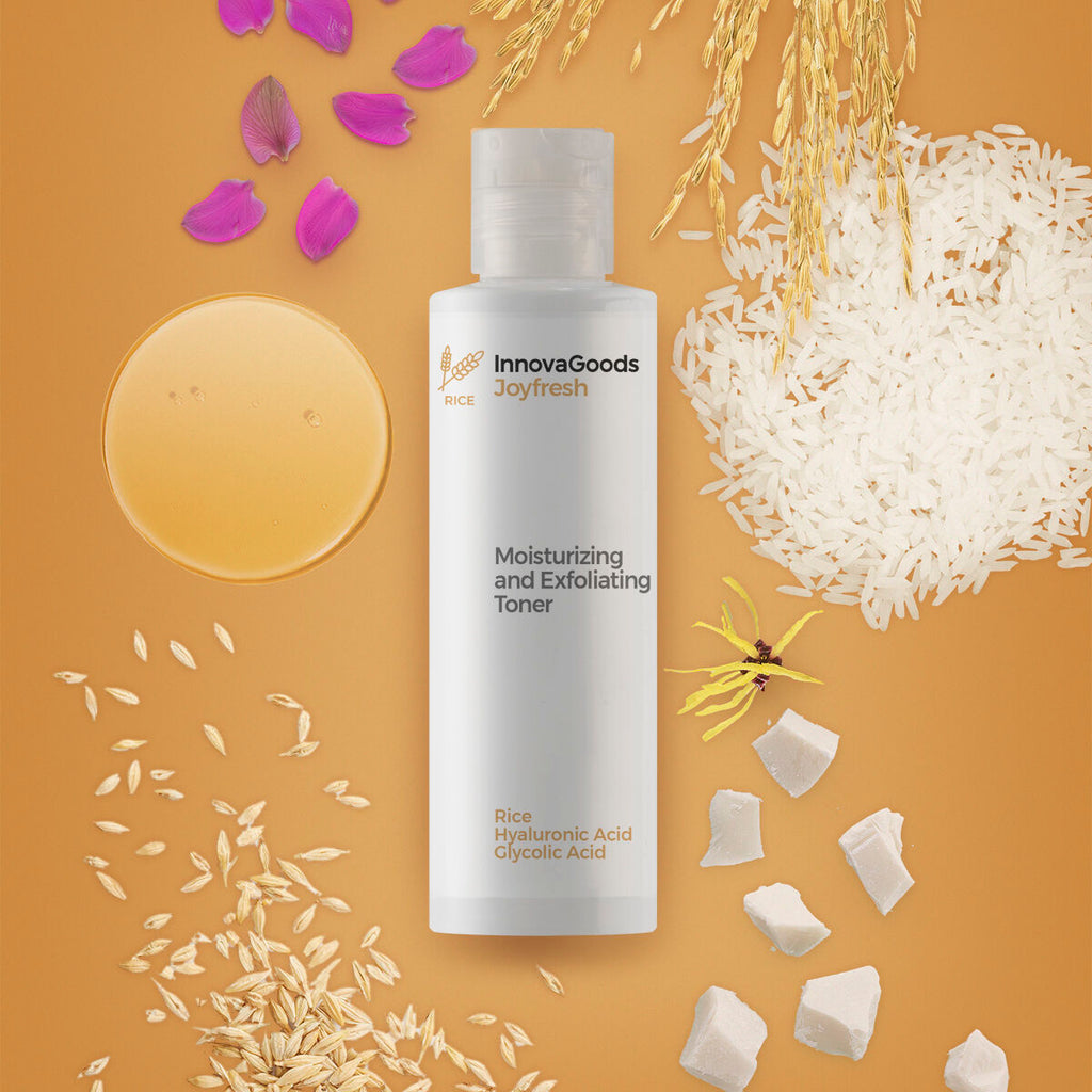 Innovagoods Tónico Facial Hidratante Y Exfoliante Rice Joyfresh Innovagoods 150 Ml