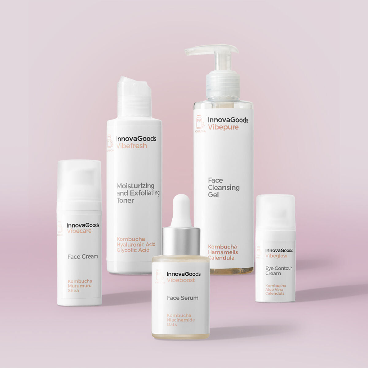 Innovagoods Pack De Rutina Facial Kombucha Innovagoods
