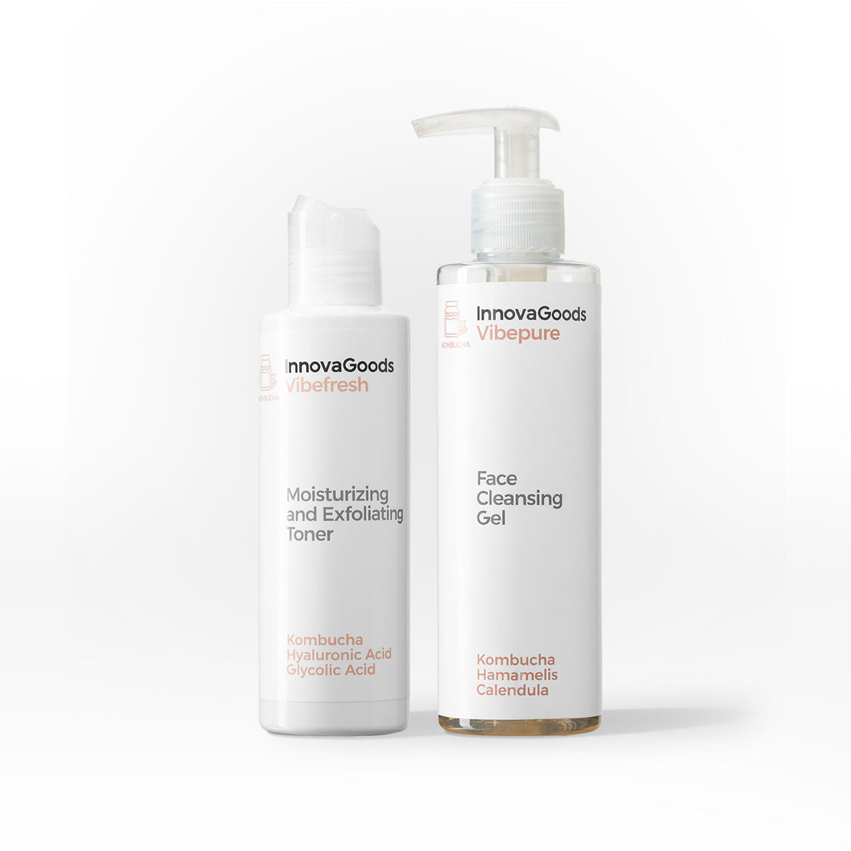 Innovagoods Pack Dúo De Limpieza Facial Kombucha Innovagoods