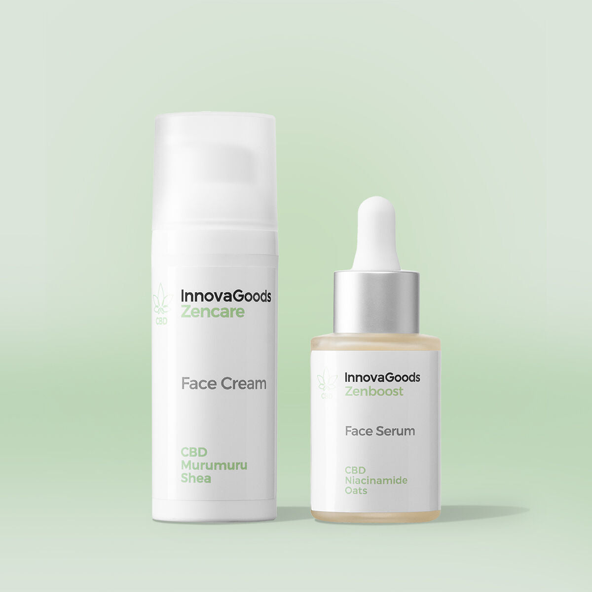 Innovagoods Pack Dúo De Hidratación Facial Cbd Innovagoods
