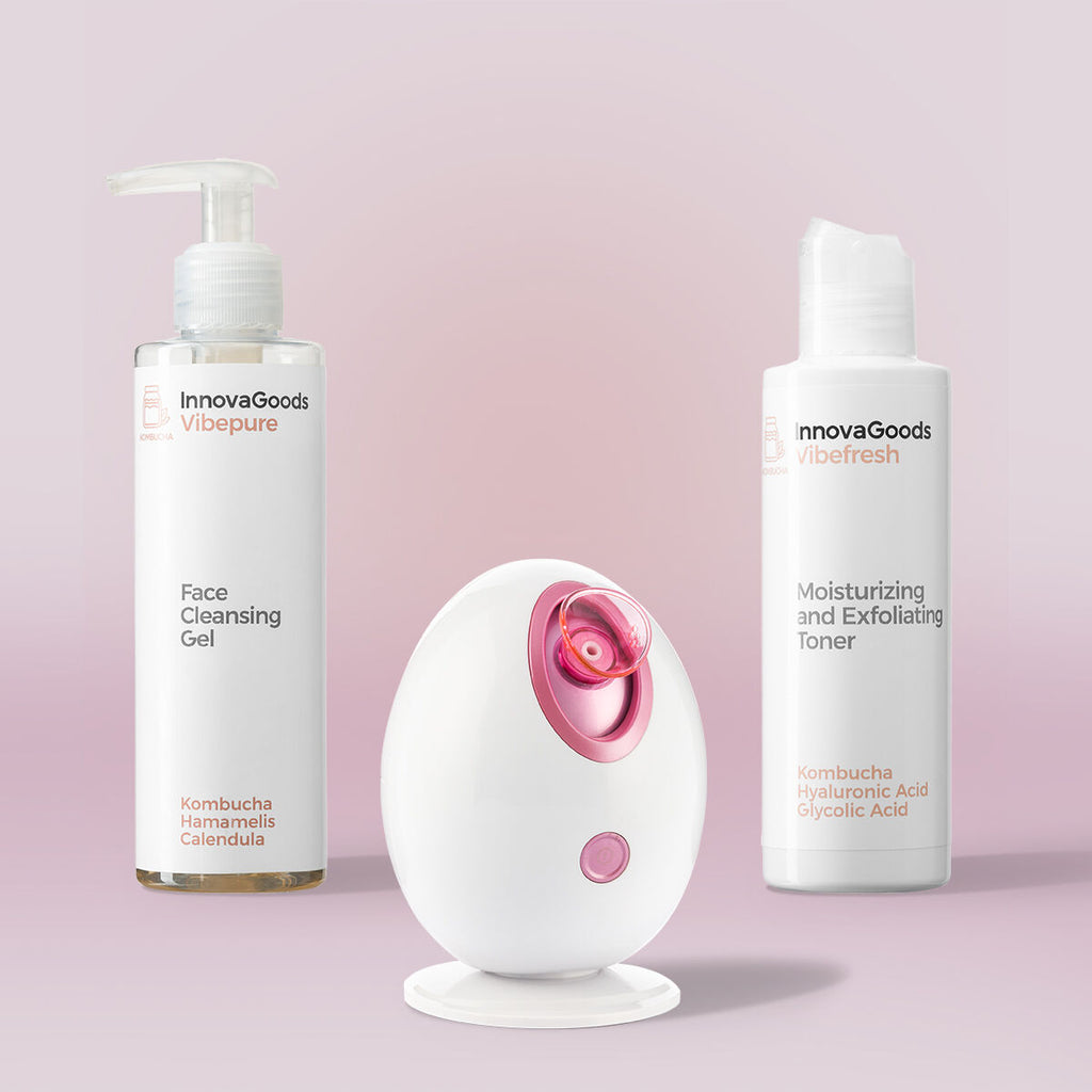 Innovagoods Pack Tratamiento Facial Limpieza Profunda Kombucha Innovagoods