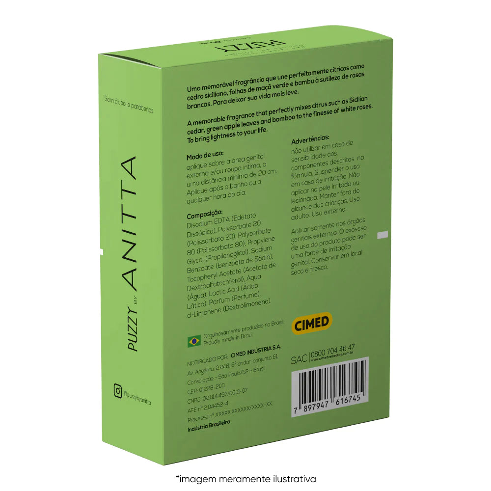 Puzzy By Anitta Deo Colônia Íntima PATROA 25ml - Terra de Estrelas