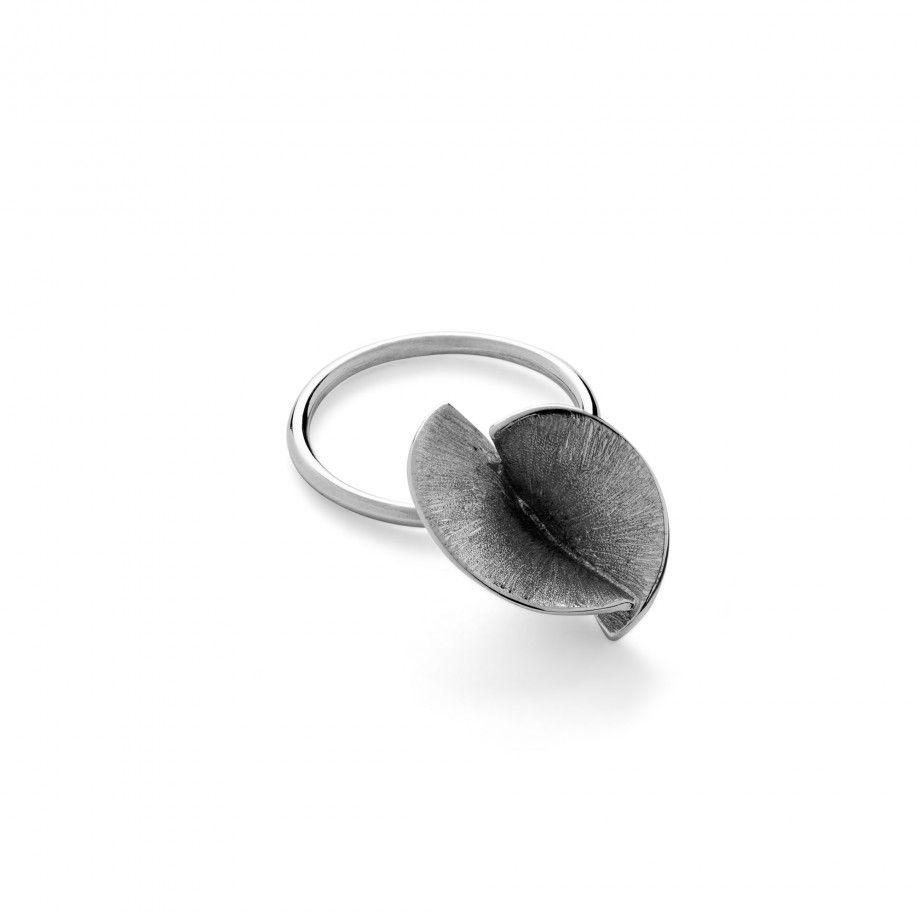 Fuji Petal Ring for Women | 925 Sterling Silver | Topaz